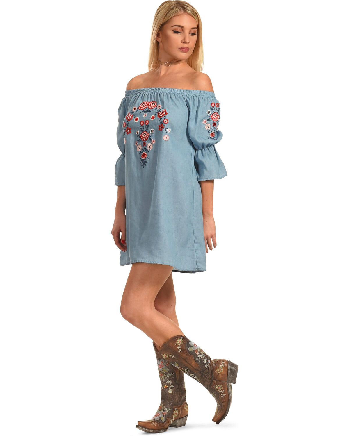 Denim Mini Dress